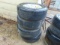 SET OF P265-65R-17 WHEELS AND TIRES