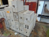 PALLET OF CONCRETE L-BLOCKS