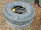 (2) SUMITOMO 10.00R15 LOWBOY TIRES