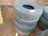 (4) MICHELIN 10.00R15 LOWBOY TIRES