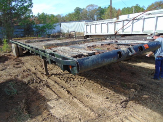 (NT)LUFKIN 40' TANDEM AXLE FLAT BED LOWBOY TRAILER