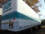 (NT) '86 FRUEHAUF DRY BOX TRAILER