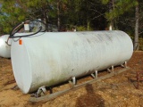 11' X 4' DIESEL TANK ON SKID WITH PUMP