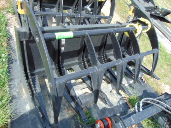 60" SKID STEER ROOT RAKE GRAPPLE