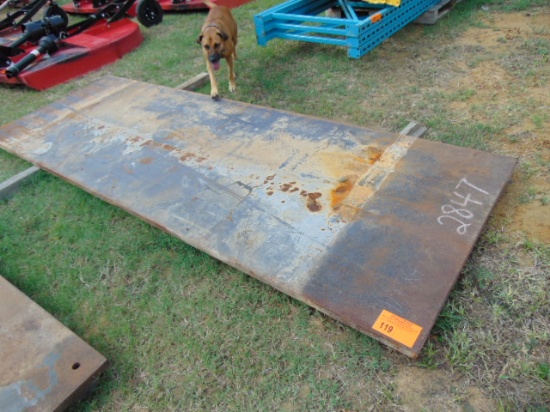 11'4" X 4' X 1 1/2" STEEL PLATE