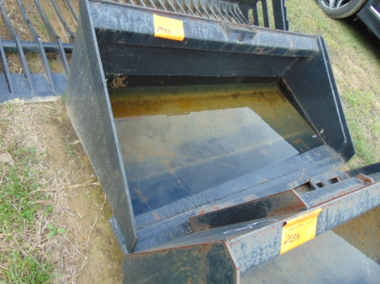 60" LOW PROFILE SKID STEER BUCKET