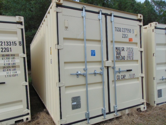 20'X 8' X 8' 1- TRIP SHIPPING CONTAINER