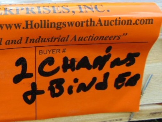 2 CHAINS & 1 BINDER