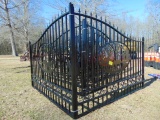 GREATBEAR 20' BI-PARTING IRON GATE W/ 