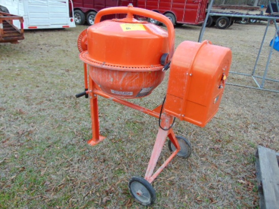 3 1/2 GALLON ELECTRIC CEMENT MIXER