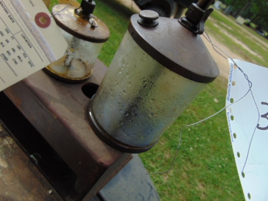ANTIQUE ENGINE OILER 4" GLASS