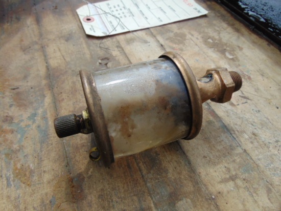 ANTIQUE ENGINE OILER 2-1/2" GLASS