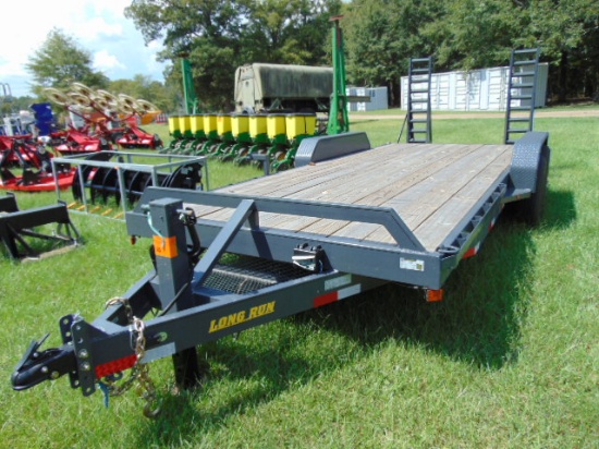 (Co) 2026 Long Run 7x20 Equipment Flat Bed Trailer