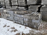 SKID OF 100 ASSORTED CINDER BLOCKS