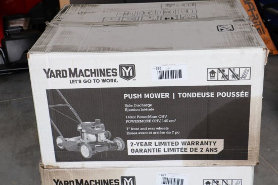 UNUSED YARD MACHINES PUSH MOWER