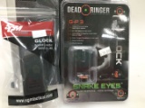 Dead Ringer Tritium Sights for Glock G-P 3 Snake Eyes with Glock Spped Loader