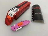 Kershaw Rainbow Chive 1600PINK Pocket Knife New