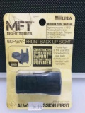 MFT Sight Series BUPSWF Front Back Up Sight Designed for AR-15-M4 1913 Picatinny Rail