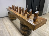 Custom Bourbon Barrel Handgun Display, Gun Shows and In-store Quality Display