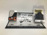FNH USA Counter Mat & Bulldog Extreme Pocket Holster & GENOTAC FN 509 Holster