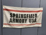 Springfield Gun Dealer Gun Store Banner, Collectible