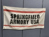 Springfield Gun Dealer Gun Store Banner, Collectible