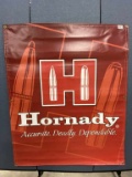 Hornady Authorized Dealer Banner Gun Dealer Gun Store, Collectible.  A point of reference- the width