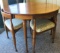 Mid Century Roundette Table & 4 Chairs