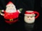 Christopher Radko Traditions Holiday Celebrations SANTA TEA POT & MUG