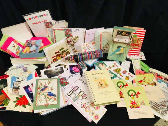 Hallmark Special Stationary, Journals, Color Pens, Custom Cards