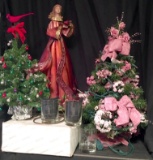 12 Days Of Christmas Glass Set, 2 Trees, Angel