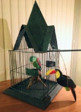 FITZ AND FLOYD Tropical Birds, Bird Cage