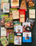 Special Cookbooks; Southern Living, Paula Deen, PIE, Blue Ribbon, Cake Doctor, Italian, Monticello