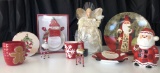 Hallmark Christmas Items, Lightup Angel, Mugs, Jars and more