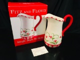 FITZ AND FLOYD - 2006 BE MERRY PITCHER - In orginial Box