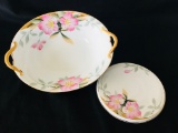 AZALEA by Noritake Red Mark - Porcelain - OVAL SERVING BOWL 9