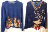 2 Beautiful Christmas Sweaters by BEAER