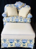 Eliza Yellow, Chadwick Dijon  & Deso Blue Oversized Chair - Ottomen & Pillows