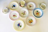 Vintage Cups Saucers Cake Plates and a pretty bowl