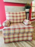 North Hickory Furniture Company Plaid Chair