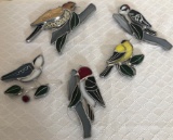 5 Thick - 3D Custom Artist Made Sun Catchers Wood Peckers and others