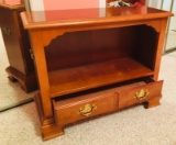 Small Bookcase End Table With Drawer
