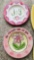 2 Whimsical Grace JOY Plate & He Will Take Care Of You Plate