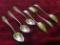 Baltimore Rose Sterling Silver ORANGE SPOONS by SCHOFIELD REPOUSSE