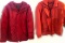 LONDON FOG & RALPH LAUREN Red Jackets