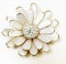 Park Lane? A Daisy Pin with Gold Metal Base and Center Rhinestones