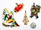 Pins & Pendants SIGNED CINDER - SIGNED ART - Santa, Butterfly, Double Hearts, Christmas Tree Pin