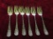 Baltimore Rose Sterling Silver DESSERT FORK - or Salad Fork 6 1/4