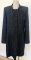 Wool Blend Size 8 Black - White Coat.