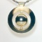 Modernist Silver Tone Orb - Saturn